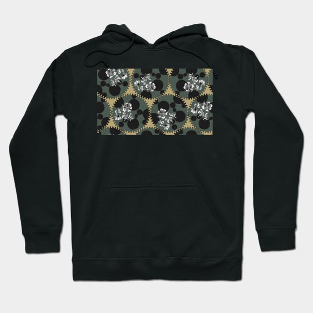 Steampunk Gears Hoodie by MAMMAJAMMA